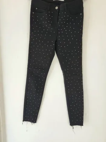 🖤 Jean skinny noir à strass - NEXT - Taille 38