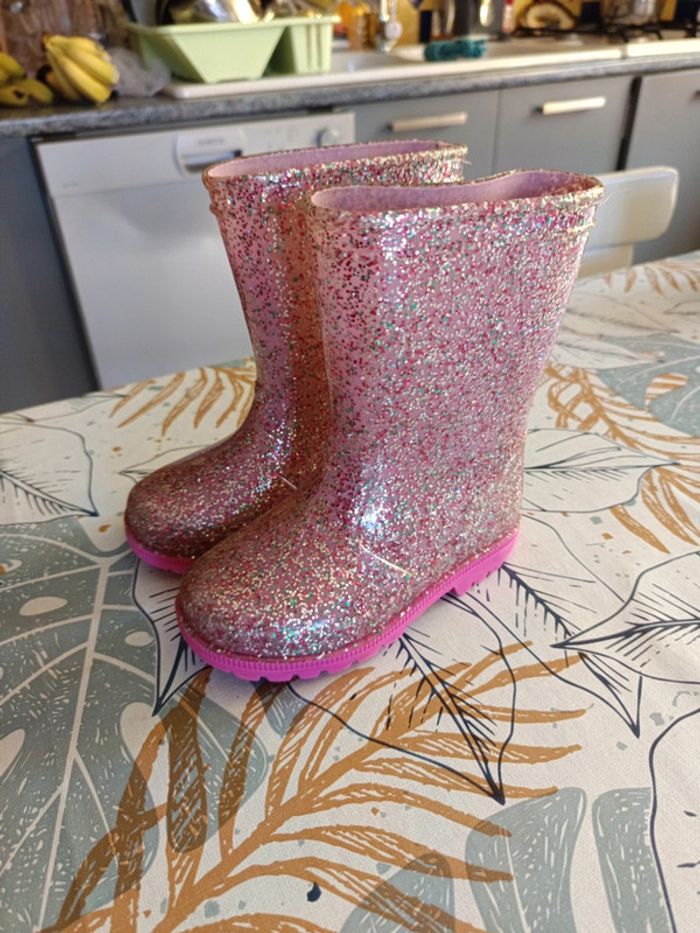 Bottes paillettes taille 26