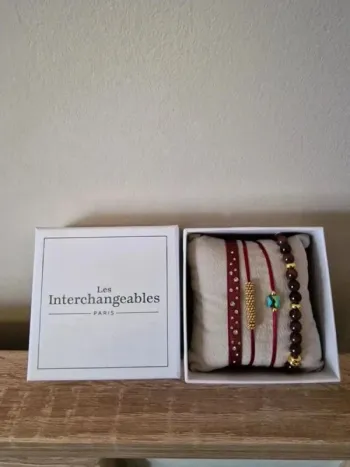 Bracelets neufs Les Interchangeables Paris - Coffret luxe