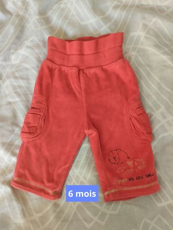 Pantalon molleton taille 6 mois