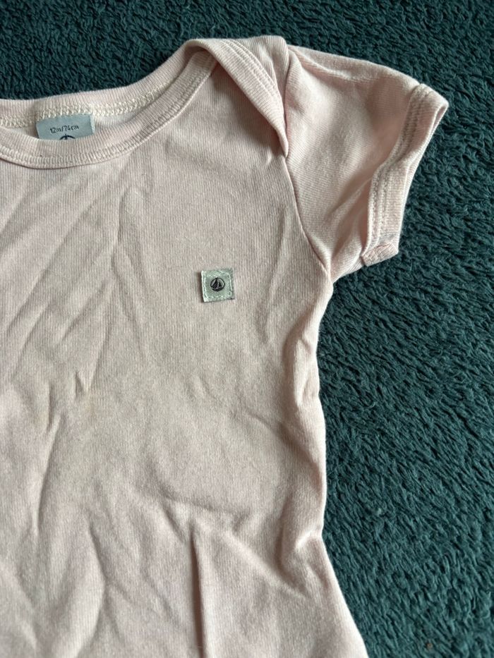 Lot de trois body manches courtes, 12 mois, 74 cm - photo numéro 7