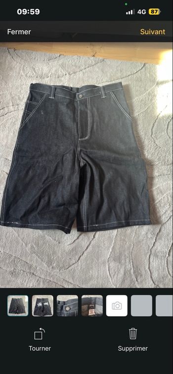 Short en jean Stüssy taille 34 🩳