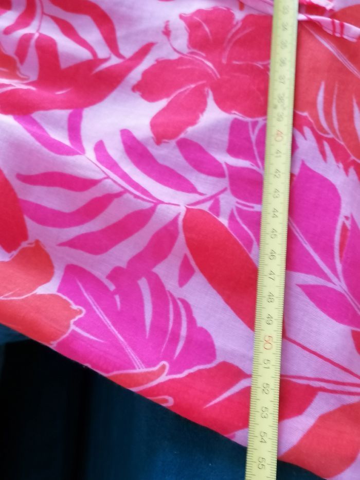 Pantalon été léger rose et orangé. Plage décontracté. T. XL - photo numéro 3