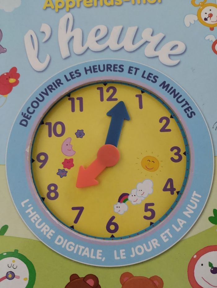 Livre Apprends-moi l'heure de MFG éducation - photo numéro 4