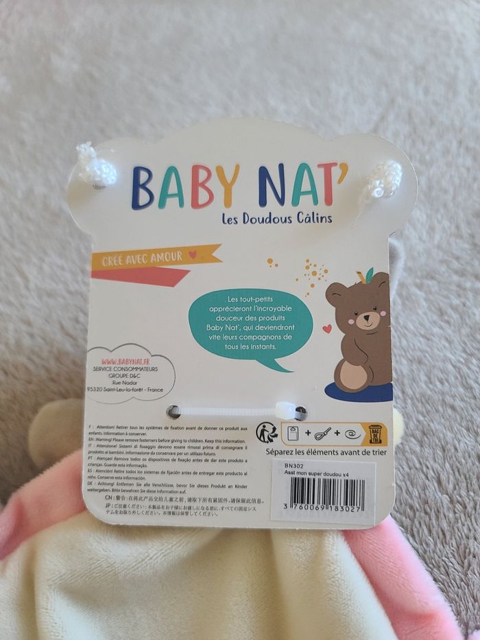 Doudou neuf Baby Nat' - photo numéro 2