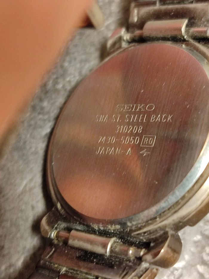 Montre Quartz Seiko modele 7430-5050 - photo numéro 3
