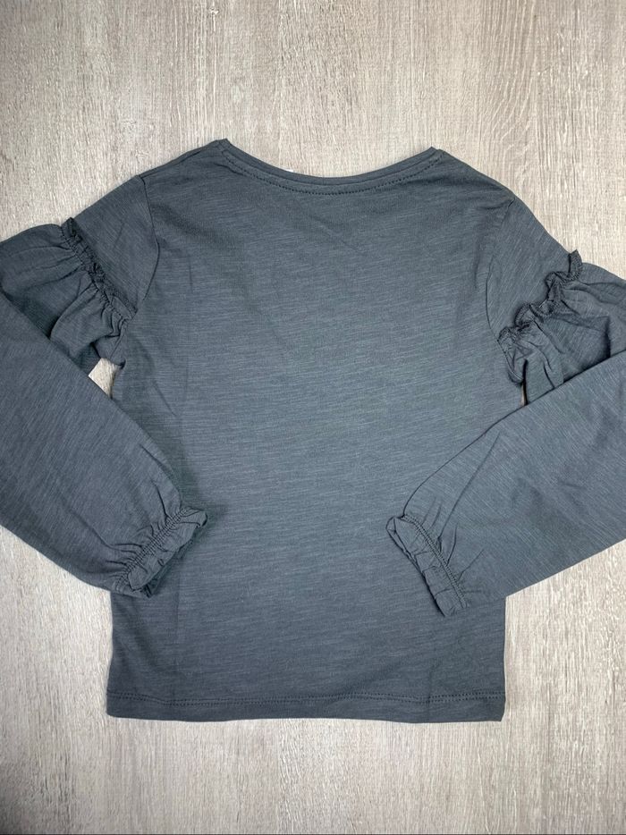 T-shirt ML avec inscription brodée - taille 6 ans - neuf - photo numéro 10
