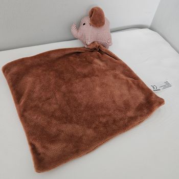Doudou zeeman éléphant marron