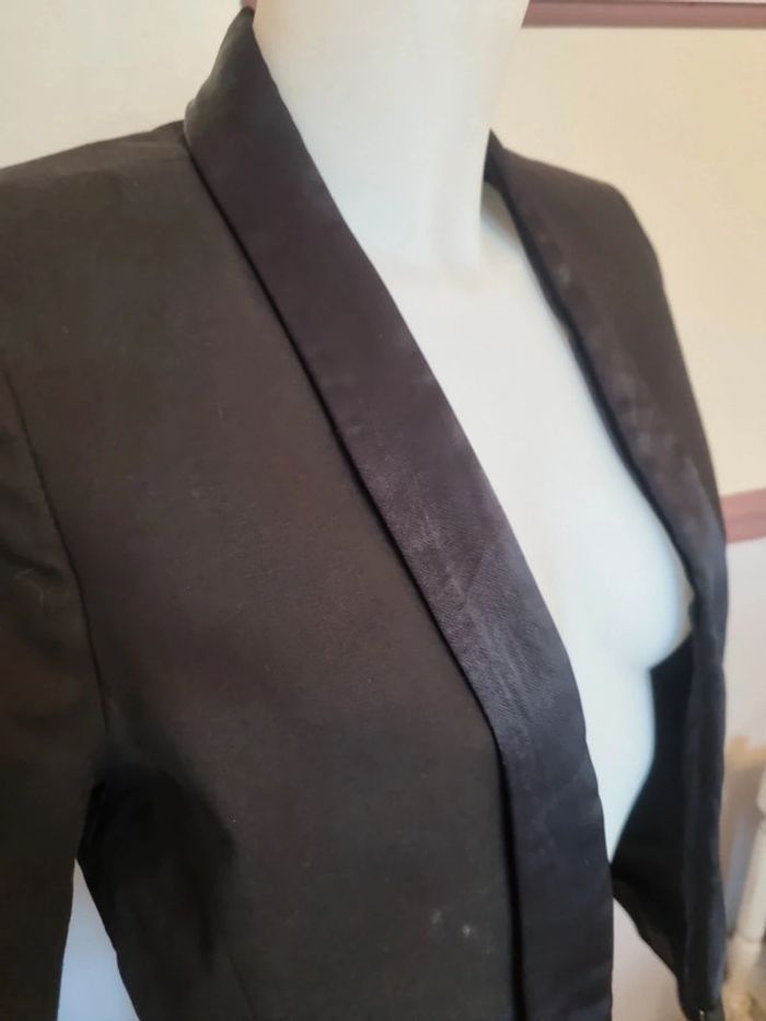 Veste style smoking 36 h&m noir - photo numéro 3