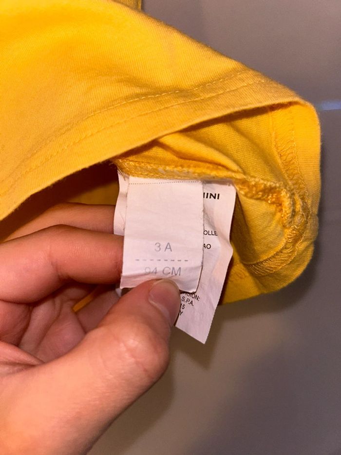 T-shirt à manches courtes jaune Sergio Tacchini - photo numéro 7