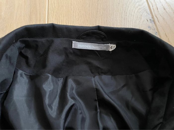 Manteau noir forme trench - 3 suisses - 40 - photo numéro 7
