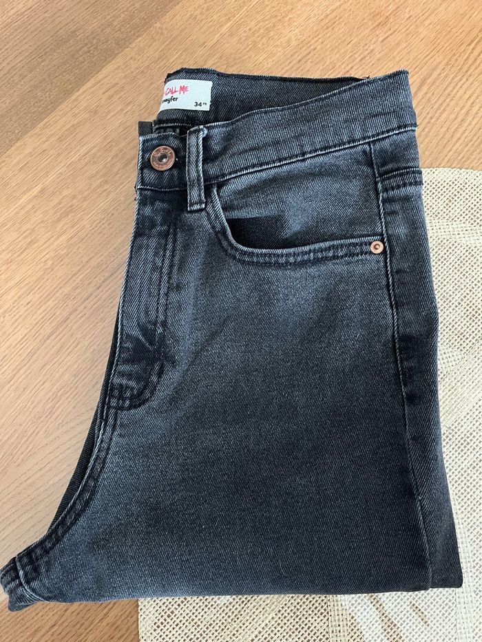 ☆☆ Jean Slim Mom Hight Waist Jennyfer Taille 34 en TBEG ☆☆ - photo numéro 8