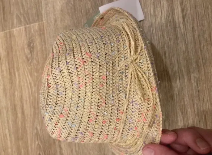 Chapeau de paille neuf taille 3-7 ans - photo numéro 2