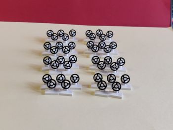 40 volants blancs Lego - jamais utilisés parfait état - vrai Lego