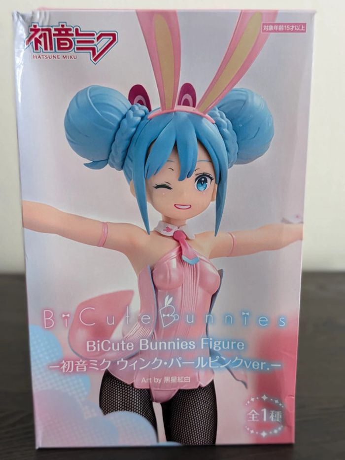 Igurine Vocaloid - Hatsune Miku Bicute Bunnies Wink Pearl Pink Ver. - FuRyu
