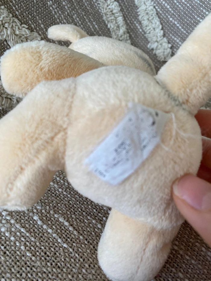 Peluche doudou 20cm Disney tigrou tigre orange claire beige très bon état - photo numéro 4