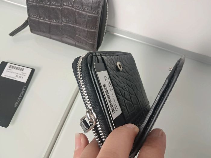 Lancaster portefeuille porte-monnaie en cuir neuf - photo numéro 7