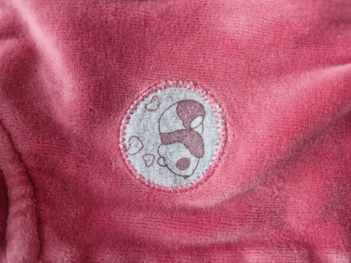 Sweat zippé à capuche bébé fille 3 mois Tex Baby Rose - photo numéro 4