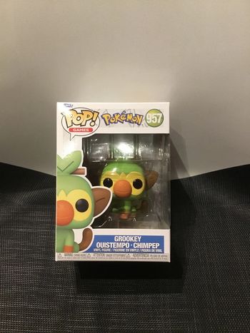 Figurine Funko pop Pokémon Ouistempo 957 neuve grookey chimpep