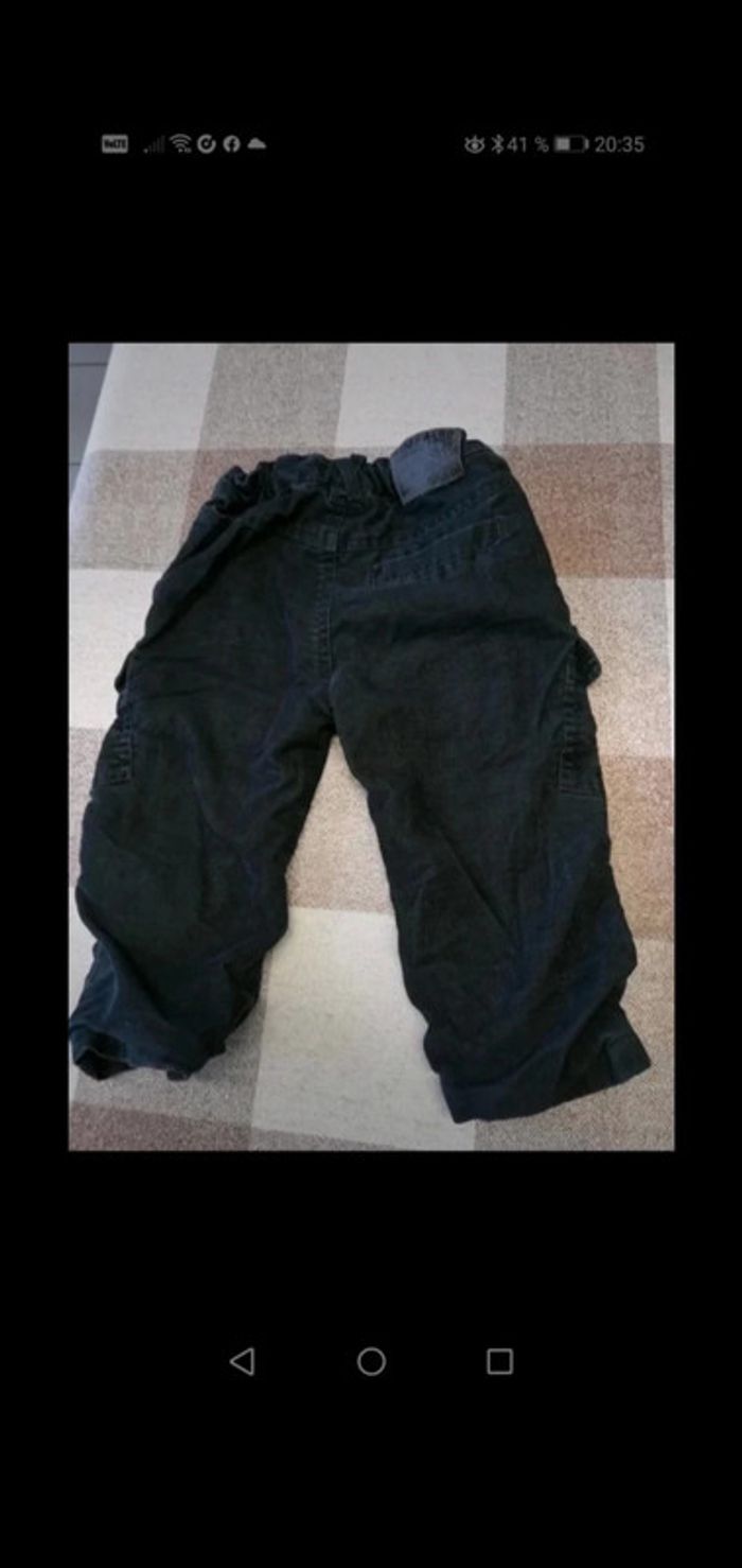 Pantalon 18 mois noir doublé kimbaloo - photo numéro 4