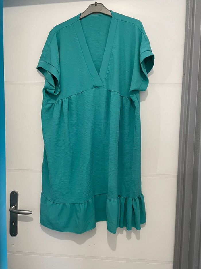 Robe vert /turquoise taille 40 - photo numéro 2