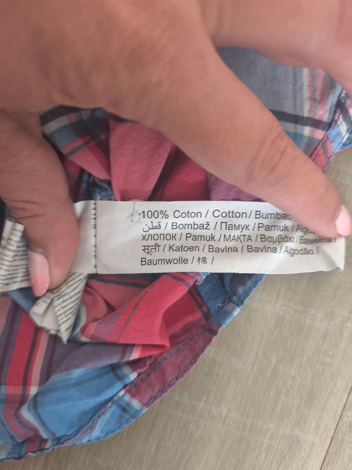 Chemise à carreaux été garçon 2 ans tao - photo numéro 5