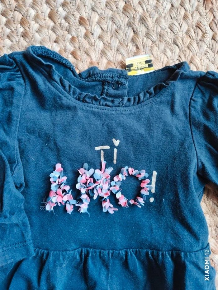 Lot 2 tee shirt TAO ML 9 mois - photo numéro 3