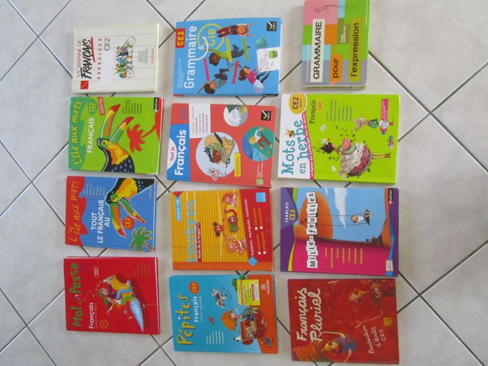 Lot de 12 livres Français CE2