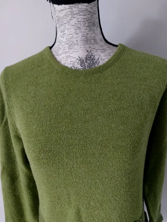 Pull fantaisie vert - photo numéro 4