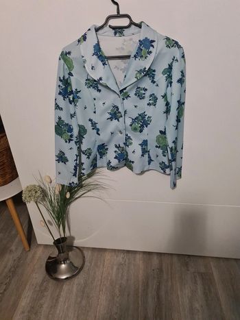 Veste col rond cintrée vintage 70's
