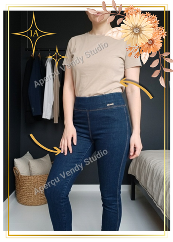 Jean stretch taille élastique Rica Lewis 38