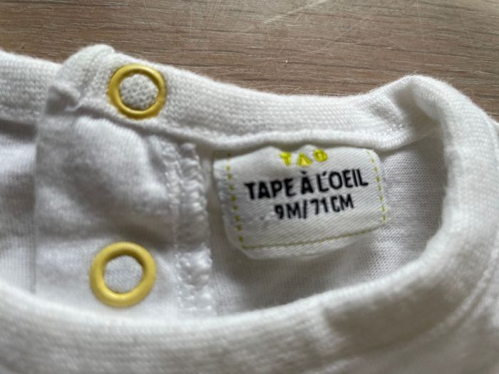Lot de 2 t-shirt 9 mois - photo numéro 4