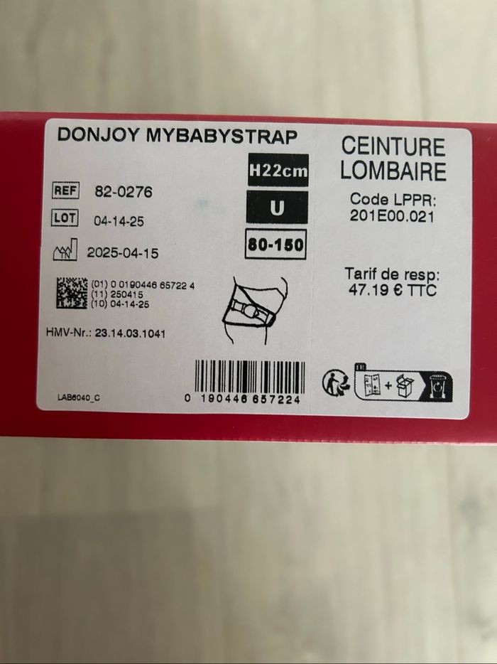 Ceinture lombaire - photo numéro 2
