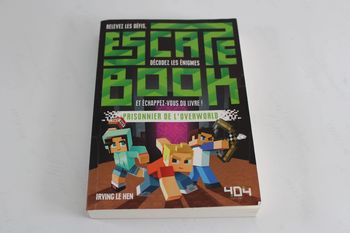 Escape Book Ldvelh Minecraft Prisonniers de l'overworld 404 editions