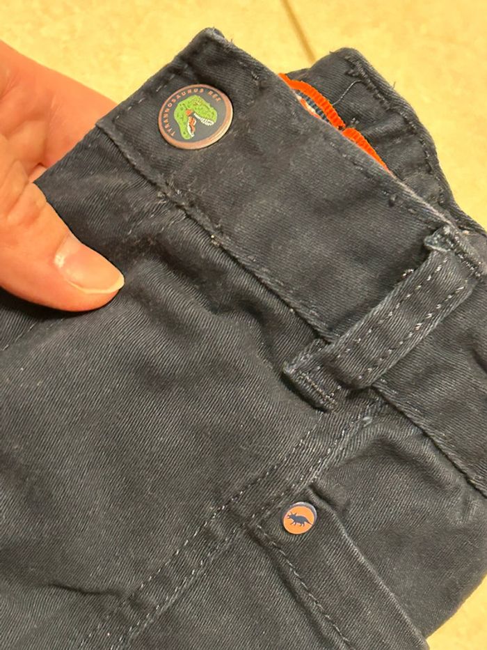 Pantalon coton bleu marine garçon Sergent Major taille 4 ans - photo numéro 8