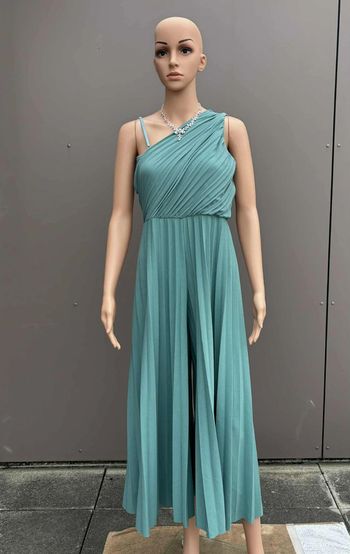 Combinaison robe pantalon vert d’eau – Taille unique