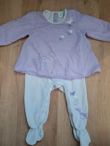 Pyjama velours Disney 18 mois