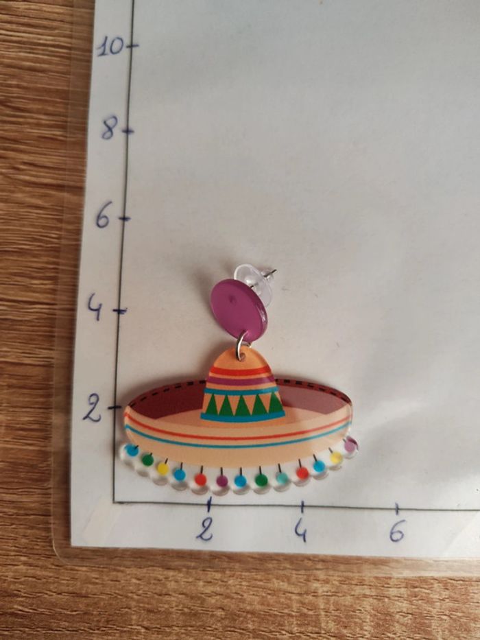Paire de boucles d'oreilles Sombrero - photo numéro 5