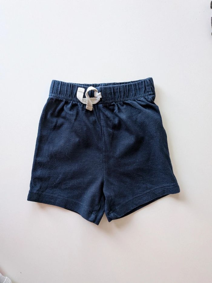 Petit short Baby 6-9 mois bleu marine - photo numéro 2