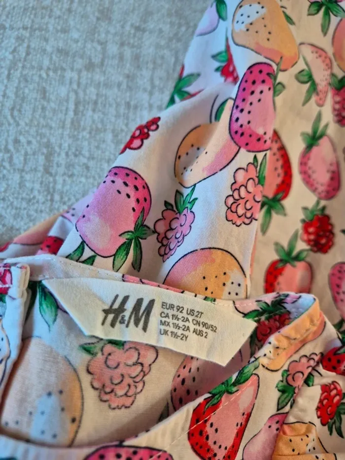 Robe fruits H&M 92 - photo numéro 5
