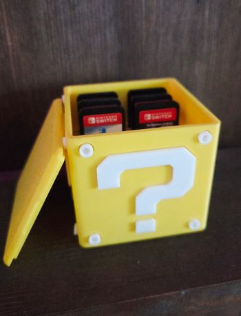 Rangement de cartes Nintendo Switch Question Mario