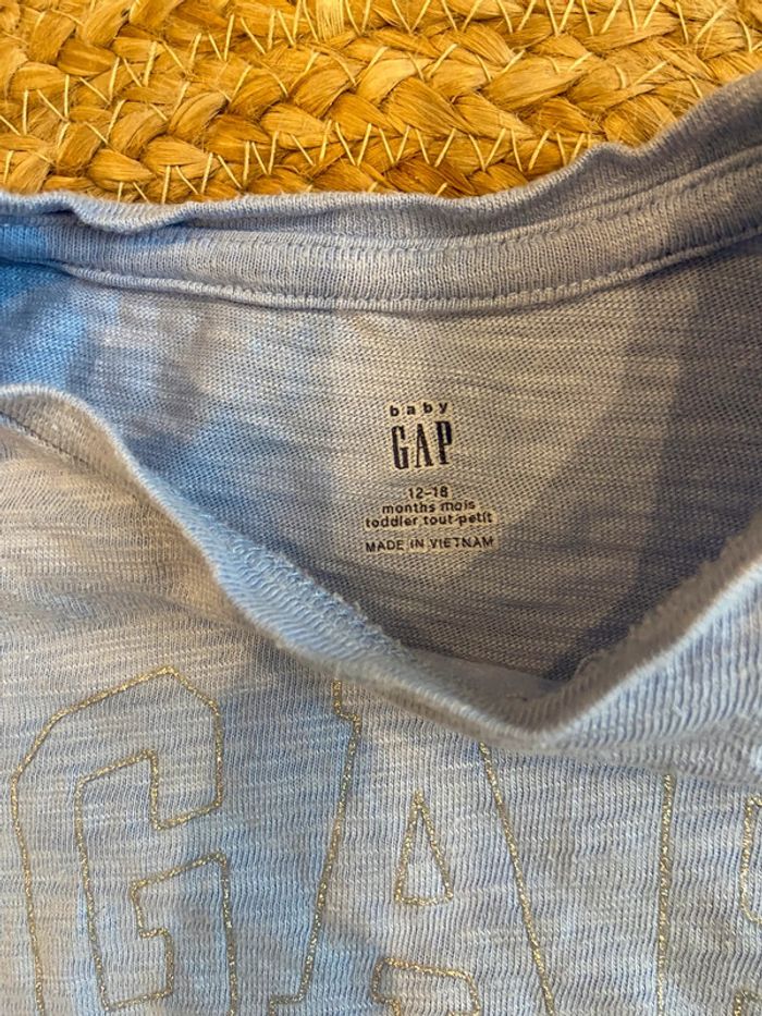 Tee-shirt fille 12 mois GAP - photo numéro 2