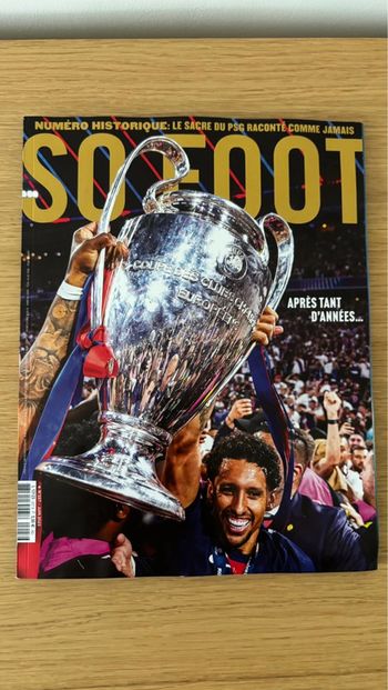 Magazine victoire psg champion d’europe so foot « le sacre du PSG raconté comme jammais »