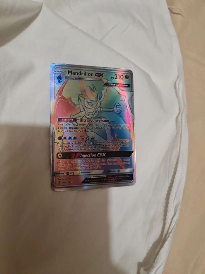 Carte pokemon mandrillon gx