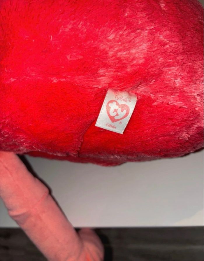 Peluche TY Flamant rose xxl 40cm - photo numéro 1