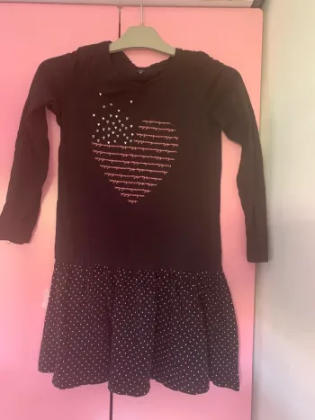 Robe manche longue fille