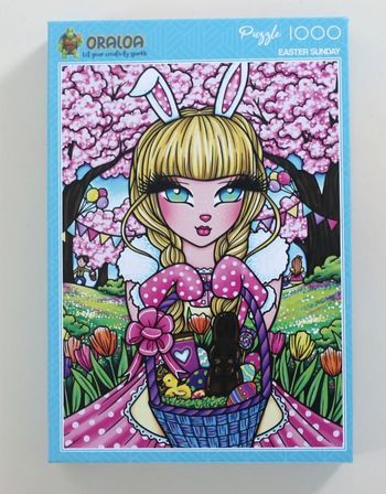 Puzzle 1000 pièces "Easter Sunday" par Hannah Lynn, marque Oraloa