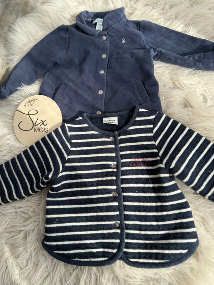 Lot de gilets bébé fille - photo numéro 2