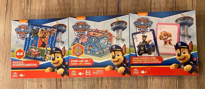 Lot jeux pat patrouille