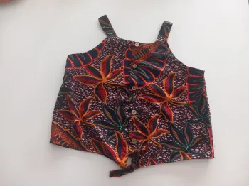 Jolie blouse crop top Gémo